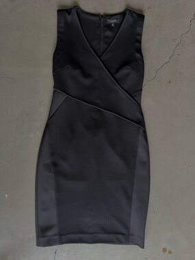Spense / Sleeveless Wrap Detail Dress / Black